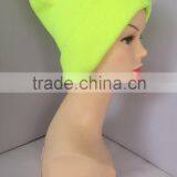 Wholesale Modern Style Embroidery Words Acrylic Plain Beanie With Custom Tags thumbnail-5
