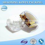 Acrylic Jar With Lid in Gold Color thumbnail-1