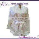 Hotel Bathrobes, Waffle Bath Robes, Cheap Spa Robes in Waffle, White Robes thumbnail-1