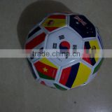 PVC machine stitched football