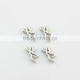 2015 Beautiful Christmas Deer Charms Lockets Floating Zinc Alloy Charms thumbnail-1