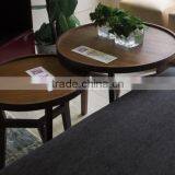 Italian modern wood small coffee table (T-84A+B+C)