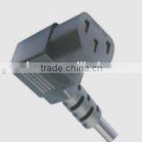US Standard 13A 125V Non-rewireable C13 Angled Connector thumbnail-1