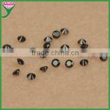 Hot Sale 1.25mm Round Brilliant Cut Synthetic Black Nano Spinel Gemstone for Decoration Free Sample thumbnail-2