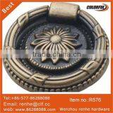 AB Single Hole Hardware Brass Pull Ring Knob thumbnail-5