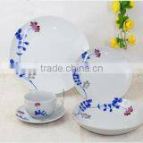 Factory Supply Flower Decoration 20pcs Kitchen Dinnerware Coupe Dinner Set thumbnail-2
