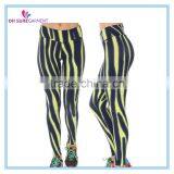 84% Polyester 16% Spandex Womens Dry Fit Custom Sports Leggings thumbnail-1