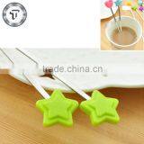 Eco-friendly Pentacle Shape Silicone Coffee Stirrer thumbnail-1