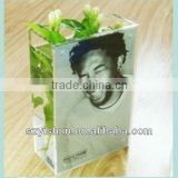 Manufacturing clear Acrylic vase with photo frame