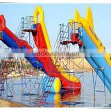2016 hot sale giant water park slide for adult with 0.9mm PVC tarpaulin
