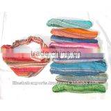 2172 Cotton Bandana Hair Band elastic hair band fashion elastic hair bands rainbow hair bands