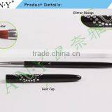 ANY Nail Art UV Gel Painting Black Metal Flat Nylon Hair Metal Nail Art Brush thumbnail-5