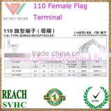 RoHS Approval Brass Continuous 110 Female Flag Terminal thumbnail-1