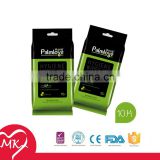 Adult men product 2015 new design sterilization wipes for sex electronic products delay wet men wipes