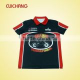 Custom sublimated polo shirts&polo shirt sublimation&dye sublimation polo shirt cc-500
