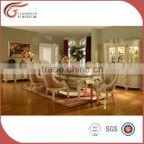 Luxury European Handmade Long Square 6seater Marble Top Dining Table and Chair Pure Wood Designs WA147 thumbnail-3