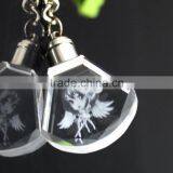 Personalized Crystal Glass Keychain & Ring thumbnail-5