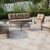 Hot sale! Cast aluminum sofa furniture modern cafe furniture