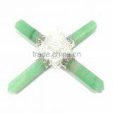 Wholesale Of Chakra Energy Generator : Green Aventurine Shreeyantra 4 Point Energy Generator Tool