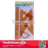 Colorful Drawing Ruler Set 4pcs Geometry Set