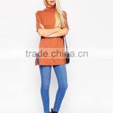 2016 New Design Short Sleeve Western Tunic Dress Women Jersey Clothes Tunic Dress thumbnail-5