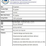 Hooded Fashion Warm Girls pu Jacket Form China thumbnail-3