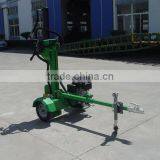 Продается гидравлический вертикальный винтовой разделитель бревен CE промышленного типа для тракторов из дерева thumbnail-6