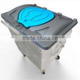 Hot Dipped Galvanised Mobile Garbage Bin