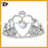 Fashion plated flashing plastic princess crown