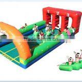7.5mWx9mLx3mH Fun Derby Inflatable Pony Hops Race Track Outdoor Inflatable Race Games thumbnail-2