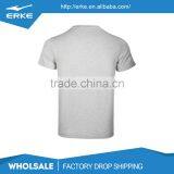 ERKE Wholesale Round Neck Blank Gray Blue Black 100%cotton Mens t Shirt thumbnail-5