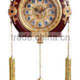 Religious Wall Clock With Plastic Pendulum