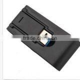 Portable Slim-shape High-Speed 4 Port Usb 3.0 Hub With Plastic Casing for PC Mac Linux High Performance Interface thumbnail-4