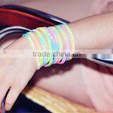 Factory Directly Wholesale Cheap Price Custom Neon Silicone Wristband 6MM Width thumbnail-1