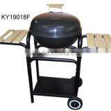 Wooden Side Table Trolley Table BBQ Barbecue Grill thumbnail-1