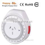 Timer Socket Plug-in ,On-Auto, SAA, CE, ROHS,Indoor Programmable Mechanical Timer Socket thumbnail-1