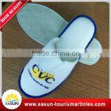 100% Cotton Towel Fabric Cutomized Embroidery Logo Cheap Spa Cheap Hotel Slippers thumbnail-6