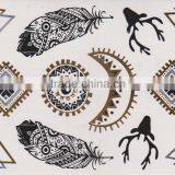 Super Hot Gold And Silver Foil Temporary Tattoo thumbnail-3