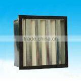 V Type HEPA Filter With Flange Frame