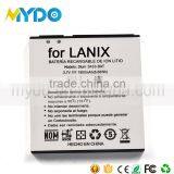 OEM Bateria 2000mah 1800mah 1500mah 1400mAh 5.32Wh Mobile Phone Battery Batteries for LANIX S410 S500 S520