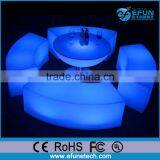 16 Colors Outdoor Led Light Chair Stool,party/salon Led Stool With Table