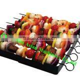 Circle Type BBQ Skewers Set/BBQ Skewers With Stand/BBQ Kabob Rack thumbnail-6