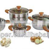 10 Pcs Non-stick Cookware Set With Polish Surface