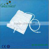 China Manufacture High Quality Portable 2000ml Sterile Urine Bag thumbnail-2