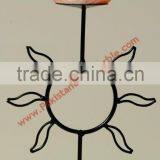 MODERN DESIGN WROUGHT IRON SALT CANDLE HOLDER & TEALIGHTS thumbnail-5