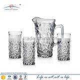 7pcs Glass Drinking Set,Glass Water Jug Set, Glass Pitcher Set thumbnail-1