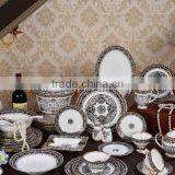 Traditional Chinese Style Flowers and Plants Painting 69pcs Ceramic Dinnerweare Set thumbnail-1
