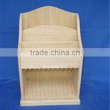 Handmade Desktop Commercial Used Solid Wooden cd Racks Wholesale thumbnail-2