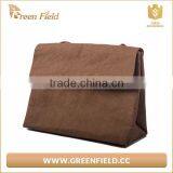 Green Field New Recycle Washable Kraft Paper Shoulder Bag thumbnail-2