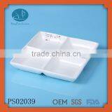 Porcelain Plate,dinner Plate,four Section Square Plate,plates for Hotel thumbnail-1